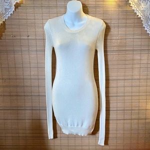 ORGANIC John Patrick sweater dress. Push-up sleeves, ribbed back
